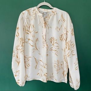 A New Day Floral Blouse Medium